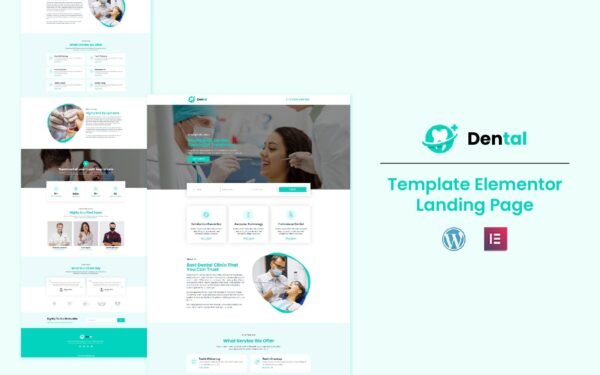 Dental – Dental Services Elementor Landing Page Template Elementor Kit