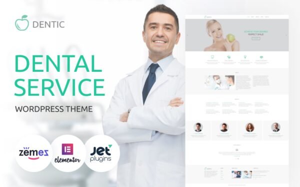 Dentic – Dentistry Multipurpose Classic WordPress Elementor Theme WordPress Theme