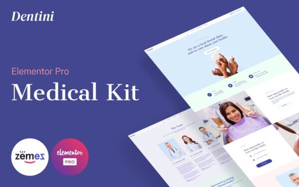 Dentini – Dentist Elementor Kit