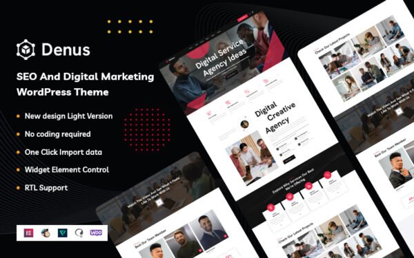 Denus – Creative Agency WordPress Theme