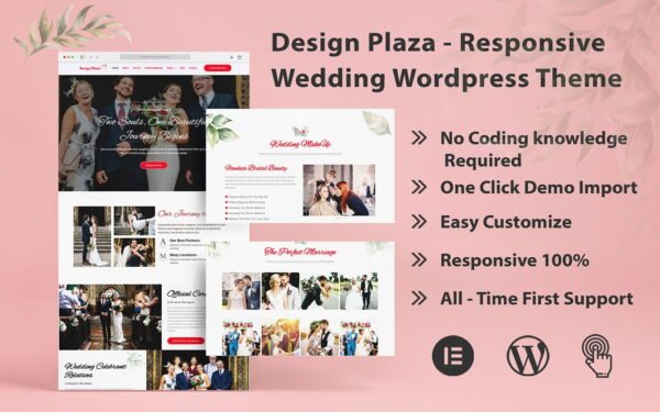 Design Plaza – Responsive Wedding WordPress Theme