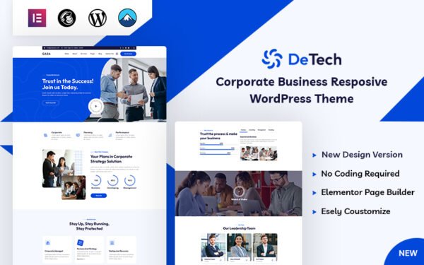 Detech – Corporate WordPress Theme