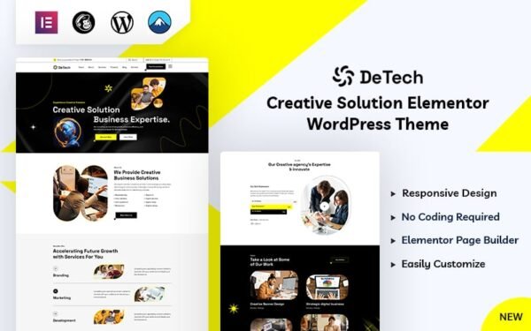 Detech – Creative Elementor WordPress Theme