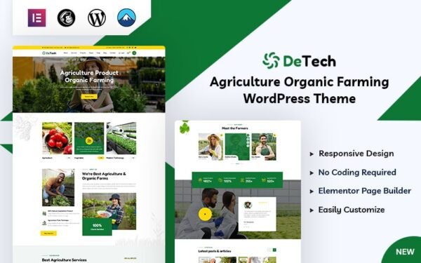 Detech – Gardening WordPress Theme