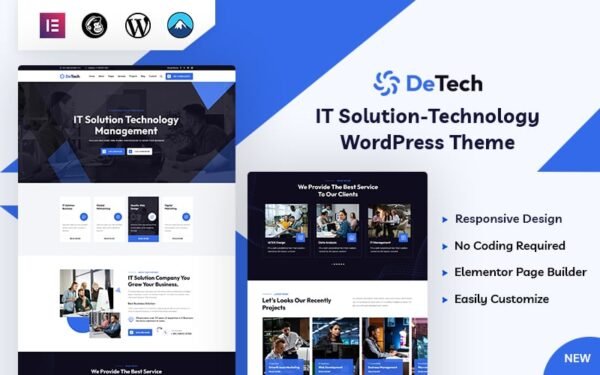 Detech – IT Solution WordPress Theme