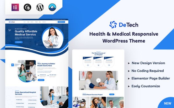 Detech – Medical WordPress Theme
