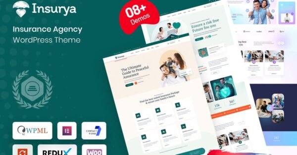 Insuray – Insurance WordPress Theme