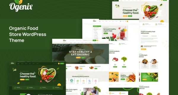 Ogenix – Organic Food Store WordPress Theme
