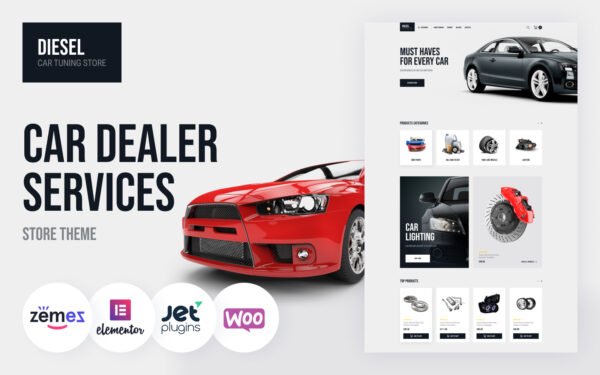 Diesel – WooCommerce Car Dealer Services Store Theme WooCommerce Theme