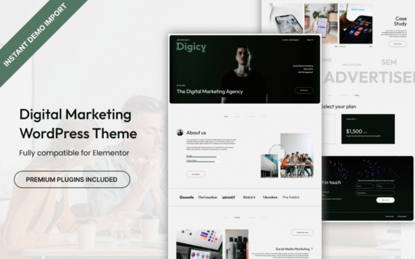 Digicy – Digital Marketing WordPress Theme