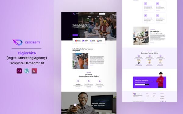 Digiorbite Digital Solution and Services Ready to use Elementor Template Kit Elementor Kit