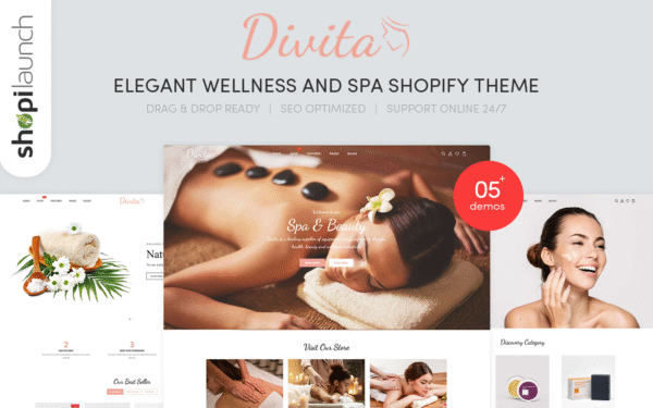 Divita – Elegant Wellness & Spa Shopify Theme