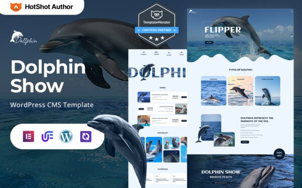 Dollphin – Dolphin Show WordPress Elementor Theme WordPress Theme