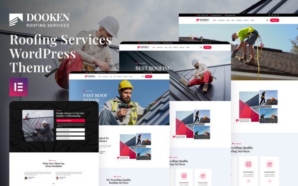 Dooken – Roofing Services WordPress Theme