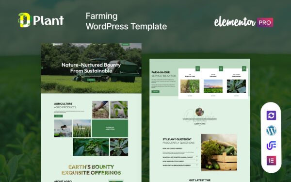 Dplant – Agriculture Farming WordPress Theme
