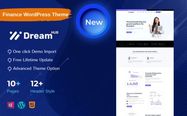 DreamHub – Finance WordPress Theme