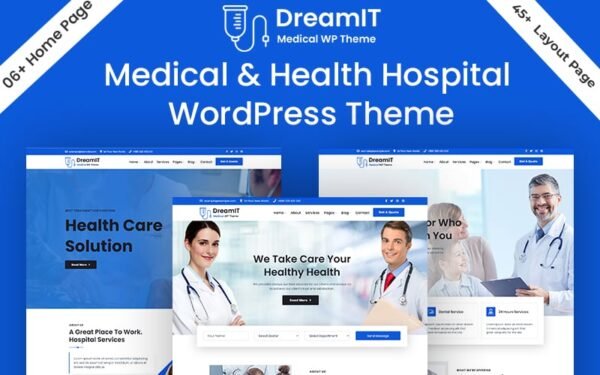 DreamIT – Medical & Health Care WordPress Theme