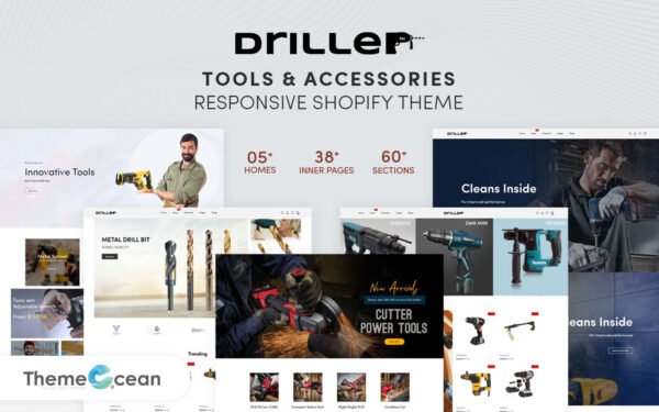 Driller – Tools And Accessories Responsive Shopify Theme