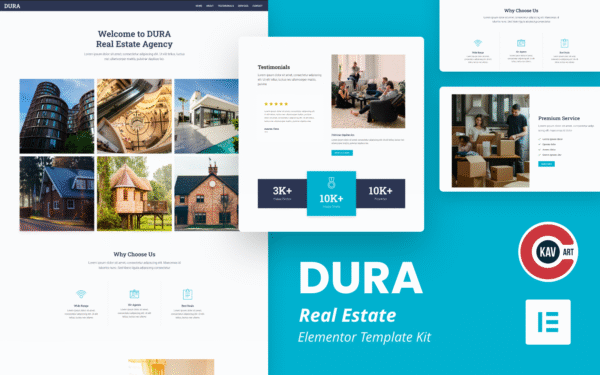 Dura – Real Estate Elementor Kit