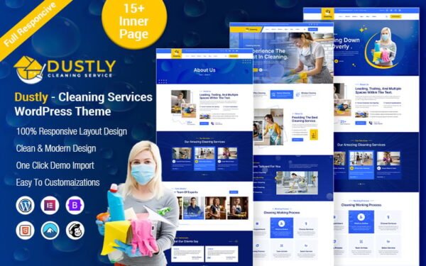 Dustly – Cleaning Services WordPress Theme