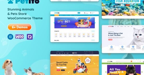 Petito – Animals and Pets Store WooCommerce Theme