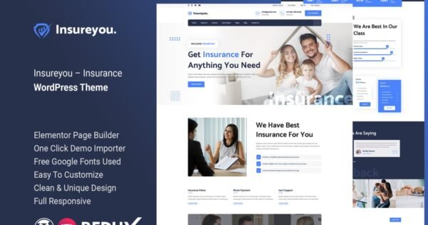 Insureyou – Insurance WordPress Theme