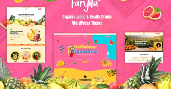 Faryita – Organic Juice & Health Drinks WordPress