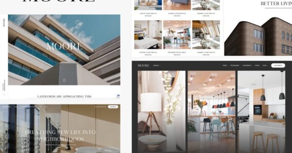 Single Property WordPress Theme – Moore