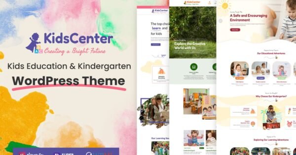 KidsCenter – Kid Care Education WordPress Theme