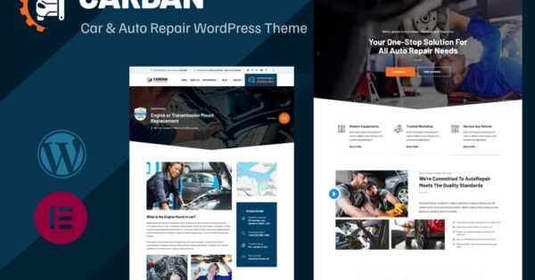 Cardan – Car and Auto Repair WordPress Theme