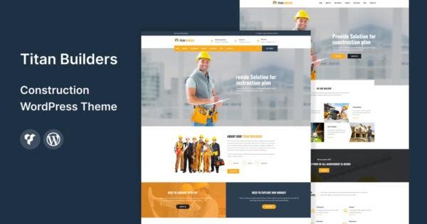 Titan Builders : Construction WordPress Theme