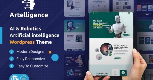 Artelligence | AI & Robotics WordPress Theme