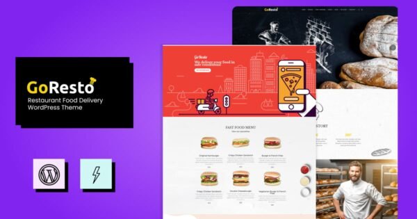 GoResto – Restaurant Food Delivery WordPress Theme