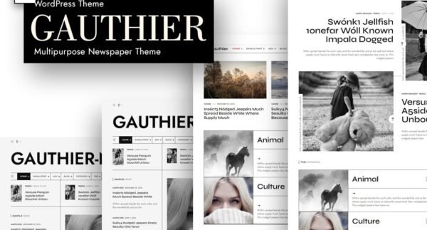 Gauthier – Multipurpose Newspaper WordPress Theme