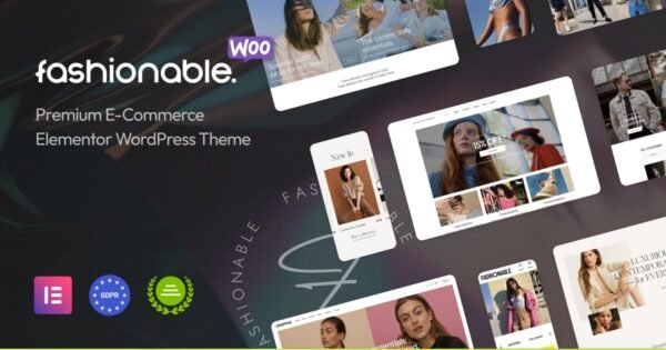 Fashionable – Clothing & Apparel WooCommerce Theme