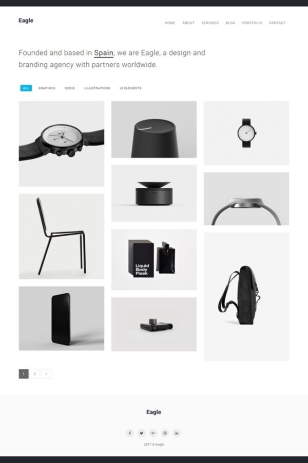 Eagle – Responsive Minimal WordPress Theme