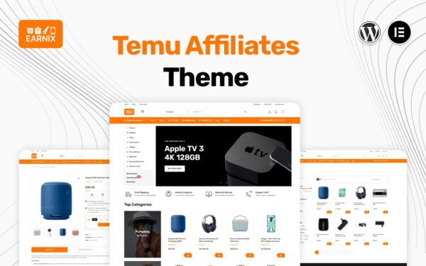 Earnix – Temu Affiliates WooCommerce Theme