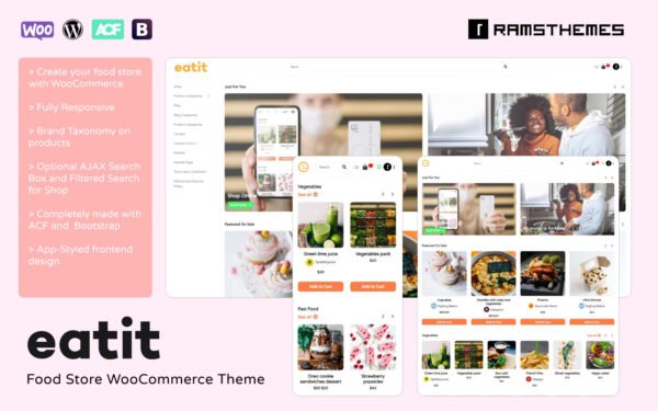 EATIT – Food Store WooCommerce Theme