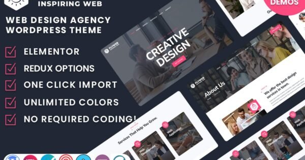Flyweb – Web Design Agency WordPress Theme