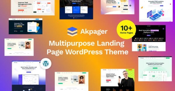 Akpager – Landing Page Elementor WordPress Theme