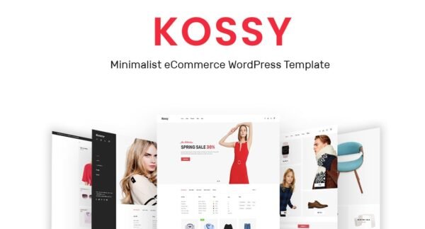 Kossy – Minimalist eCommerce WordPress Theme