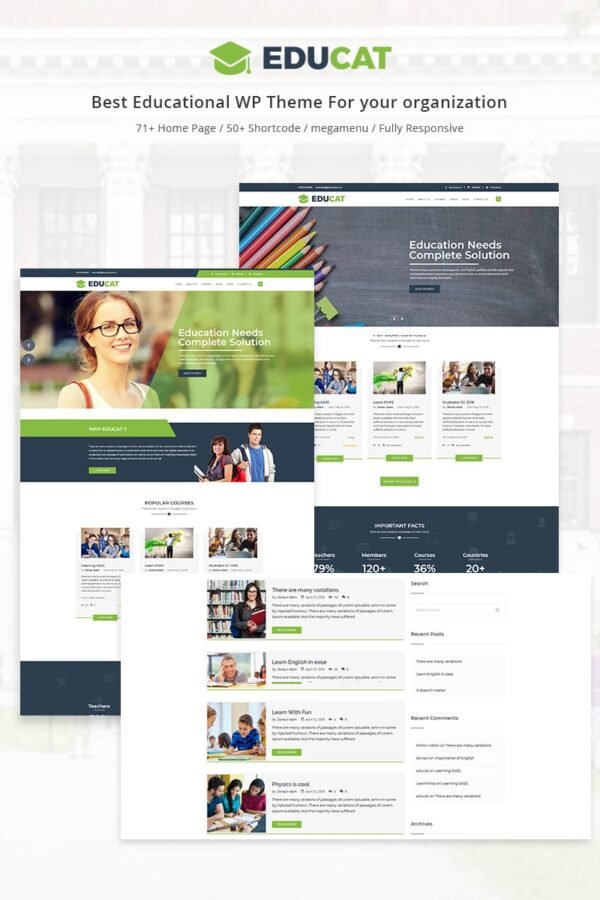 Educat – Education WordPress Theme