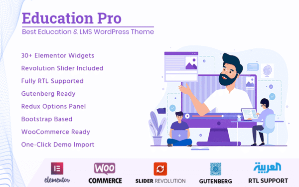 Education Pro – Best Education and LMS Elementor WordPress Theme