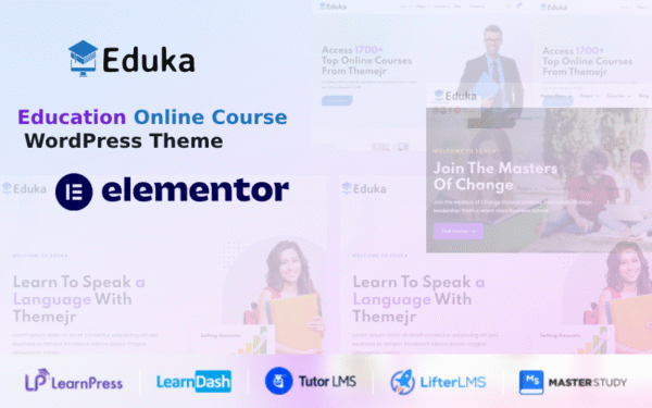 Eduka – Education & Online Course WordPress Theme