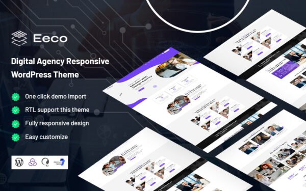 Eeco – Digital Agency Responsive WordPress Theme