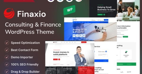 Elementor – Consulting & Finance WordPress Theme