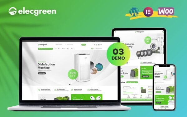 Elecgreen – Electronic Multipurpose WooCommerce Theme