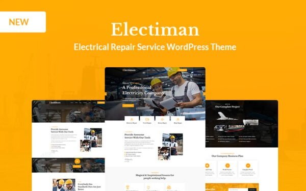 Electiman – Electrical Repair Service WordPress Theme