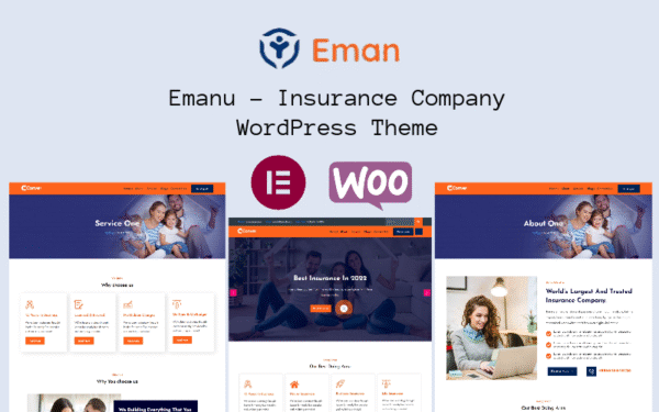 Emanu – Insurance Company WordPress Theme