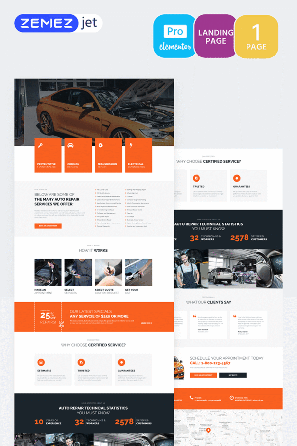 Engirem – Car Repair Pro Elementor Kit